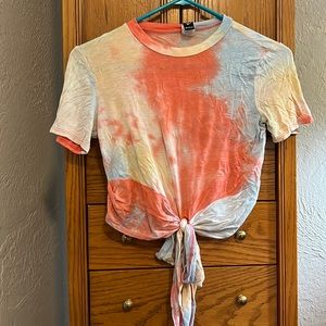 Tie dye crop top